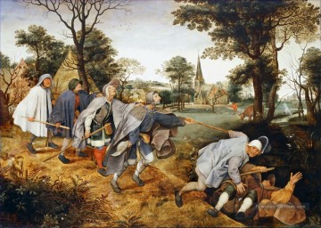  bol Tableaux - La parabole des aveugles menant les aveugles Pieter Bruegel l’Ancien